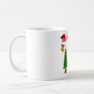 Rentierwagen des Weihnachtsmanns Kaffeetasse