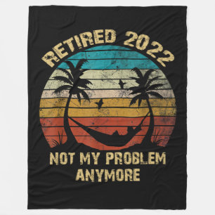 Rentner 2022 nicht mein Problem Fleecedecke