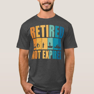 Rentner 2022 Vintage Angler Humor, Fischer Rentner T-Shirt