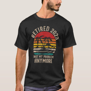 Rentner 2023 Lustiger Vintage-Ruhestands-Humor-Ges T-Shirt