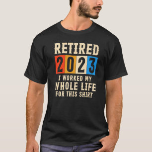 Rentner 2023 Ruhestand Für Männer Frauen Vintage T-Shirt