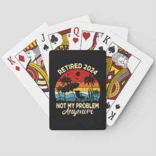 Rentner 2024 Nicht Mein Problem Mehr Lustig Spielkarten
