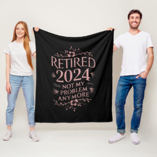 Rentner 2024 Nicht Mein Problem Mehr Ruhestand  Fleecedecke