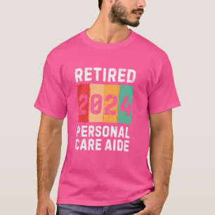 Rentner 2024 Pflegehelfer Vintage Retro Ruhestand T-Shirt