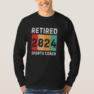 Rentner 2024 Sporttrainer Vintage Retro Ruhestand T-Shirt