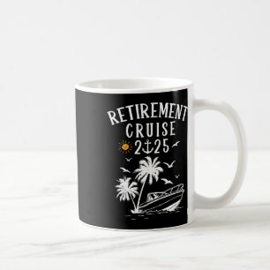 Rentner 2025 Kreuzfahrt Lustig Sommer Kreuzfahrt R Kaffeetasse