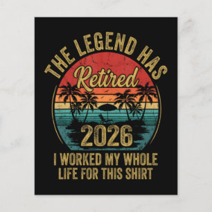 Rentner 2026 Arbeite Mein Ganzes Leben Dafür Flyer