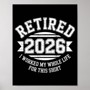 Rentner 2026 arbeitete ganzen Leben für dieses Shi Poster