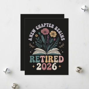 Rentner 2026 Ein neues Kapitel beginnt Feiertagskarte
