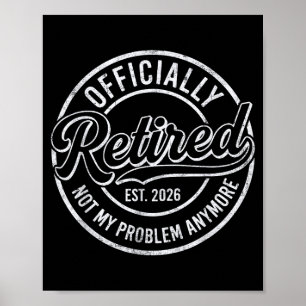 Rentner 2026 Lustiger Ruhestand Für Männer Frauen  Poster