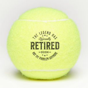 Rentner 2026 nicht mehr mein Problem Vintage Retro Tennisbälle