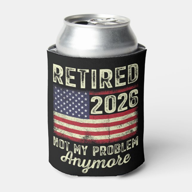 Rentner 2026 Nicht Mein Problem Mehr Dosenkühler (Kanne Vorderseite)