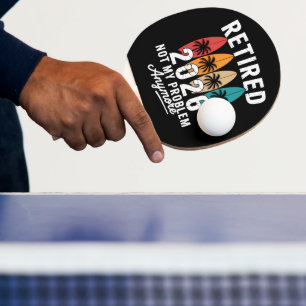 Rentner 2026 Nicht Mein Problem Mehr Hawaii Palme Tischtennis Schläger