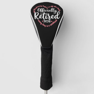 Rentner 2026 Ruhestands-Herzens-Liebesfeier Golf Headcover
