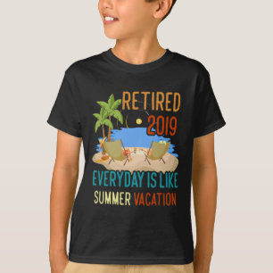 Rentner Alltag wie Sommerferien Ruhestand T T-Shirt