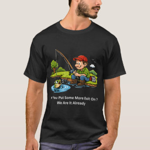 Rentner-Angler-Stuhl-Geschichte Lustiges Teichlebe T-Shirt