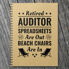 Rentner Auditor Funny Retirement Notizblock