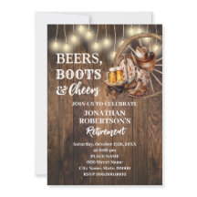 Rentner-Biere Stiefel-und Prost-Western-Party