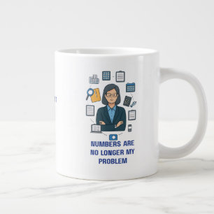 Rentner-Buchhalter-Tasse – Lustiges Rentner-Gesche Jumbo-Tasse