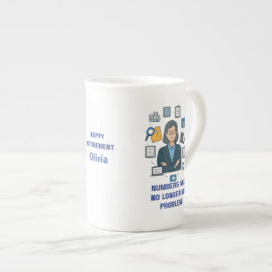 Rentner-Buchhalter-Tasse – Lustiges Rentner-Gesche Prozellantasse