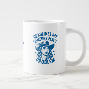 Rentner-Büroleiter-Tasse – Lustiges Renten-Geschen Jumbo-Tasse