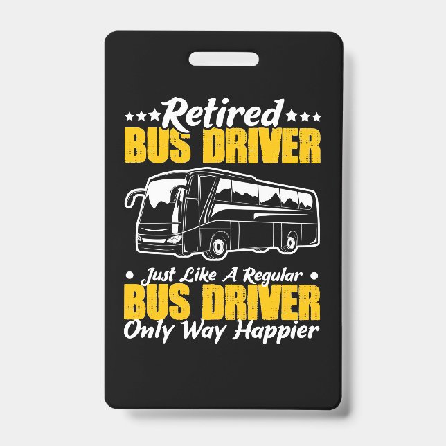 Rentner Busfahrer Ausweis (Vorderseite)