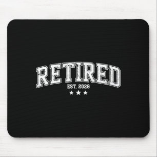 Rentner est 2026 lustiger Rentnerhumor 2026 Mousepad
