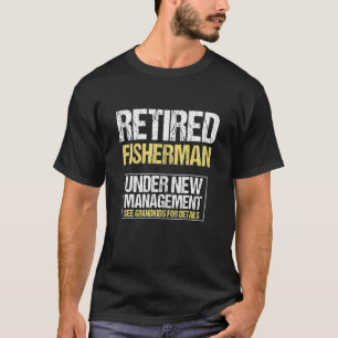 Rentner Fischer Sehen Enkel Für Details Männer Fra T-Shirt