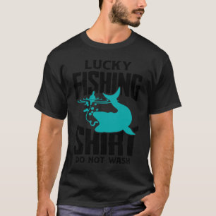Rentner Fischer Waschen Nicht Glücksfischerei T-Shirt