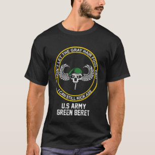 Rentner Green Beret Lustiger Alter Mann US-Spezial T-Shirt