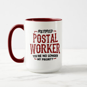 Rentner im Postdienst nicht mehr Priorität Tasse