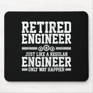 Rentner-Ingenieur Ingenieurwesen Lustiger Spruch R Mousepad