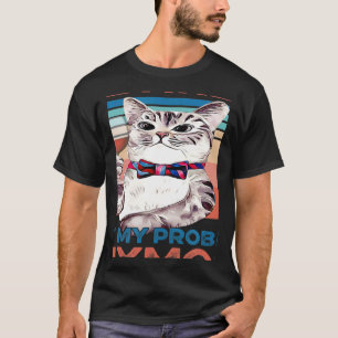 Rentner Katzenpapa Mama Rotwein Ruhestand T-Shirt