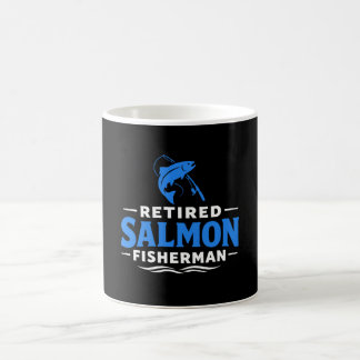 Rentner-Lachs-Angler Humor Kaffeetasse