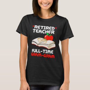Rentner Lehrer Vollzeit Gramm Grammatikruhe T-Shirt