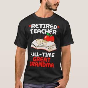 Rentner Lehrer Vollzeit Großes Großes Großgrundruh T-Shirt