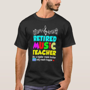 Rentner Musiklehrer Ruhestand Wie Regulär Nur T-Shirt