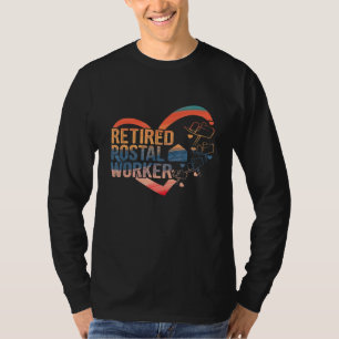 Rentner Postarbeiter Mailman Rente 12 T-Shirt