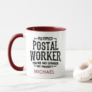 Rentner Postbeamter Ruhestand Personalisiert Tasse