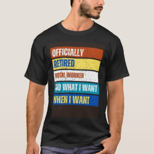 Rentner Postbeamter Ruhestand Rentner Post T-Shirt