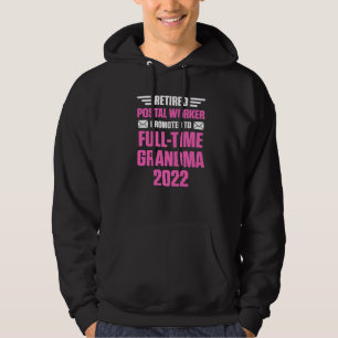 Rentner Postmitarbeiter Vollzeit-Oma Briefträger Hoodie