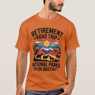 Rentner-Roadtrip Nationalparks-Abenteuer T-Shirt