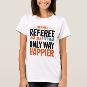 Rentner Schiedsrichter Design zum Verkauf Schiedsr T-Shirt