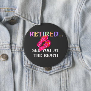 Rentner...Sehen wir uns am Strand Button