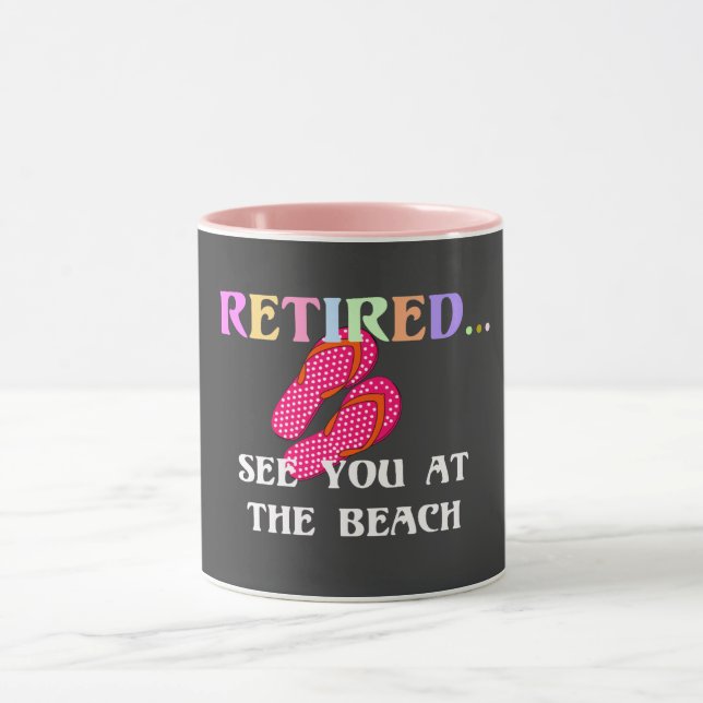 Rentner...Sehen wir uns am Strand Tasse (Zentrum)