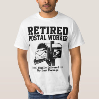 Rentner-Shirt für Postmitarbeiter - Endlich ausgel T-Shirt