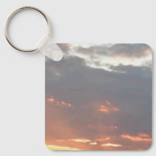 Rentner-Sonnenuntergangs-Foto neuer Anfang Schlüsselanhänger