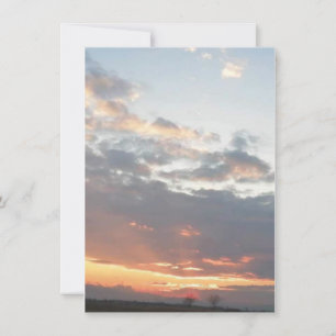 Rentner-Sonnenuntergangsfoto Neuanfang vorne hinte Dankeskarte