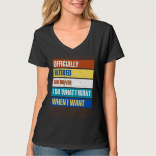 Rentner Taxifahrer Ruhestand Rentner Taxifahrer T-Shirt