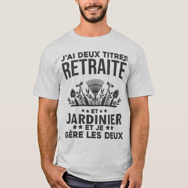 Rentner und Gärtner T-Shirt (Vorderseite)